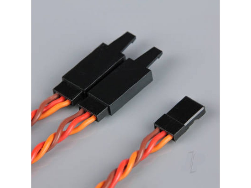 Servo Extension 15cm JR HD Twisted, Y Lead